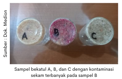 Pentingnya Kontrol Kualitas Pakan 3 Sampel bekatul