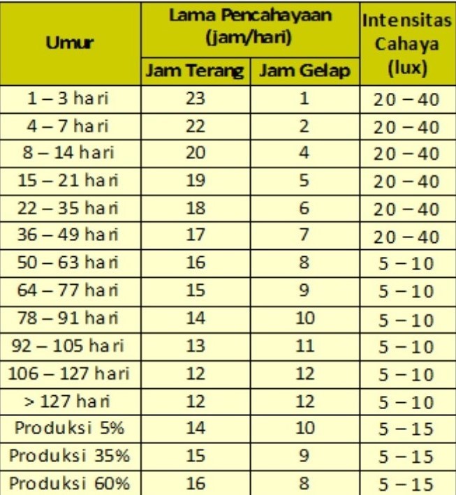 Info Medion 28 Mencegah Ayam Layer Bertelur Dini