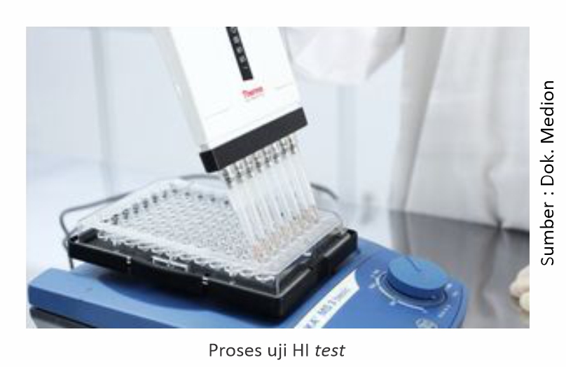 Tepat Vaksinasi dengan Monitoring Titer Antibodi 2 Proses uji HI test