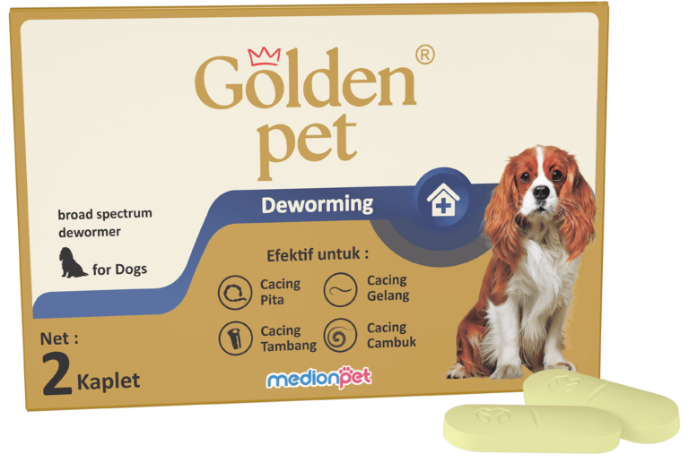 Perawatan Hewan Kesayangan 2 Golden pet deworming dogs Medion